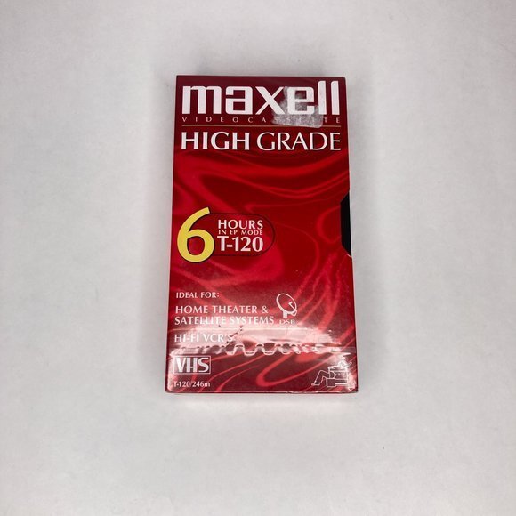 New 5-Pack Sony Premium Grade Blank VHS Video‎ Tapes 6hrs T-120 + BONUS Tape - Picture 3 of 4